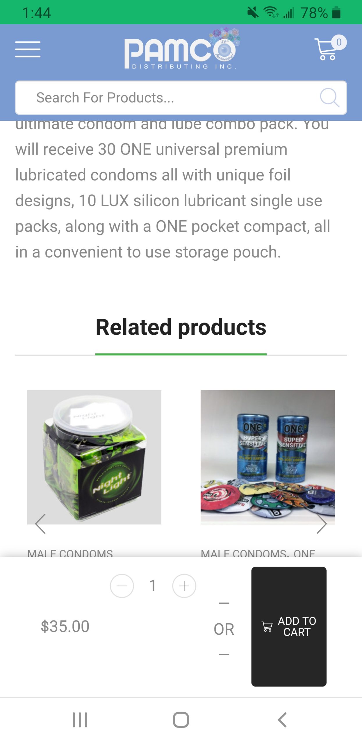 Product Page Add to Cart Sticky Section