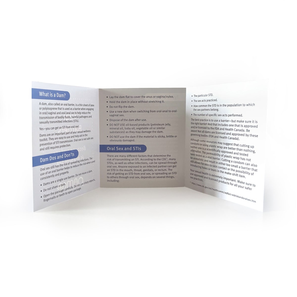 P 202 Oral Barriers Pamphlets 50 Pack Image 3 Min