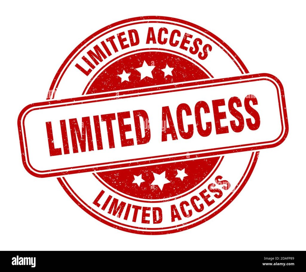 Limited Access Stamp Limited Access Sign Round Grunge Label 2dafp89