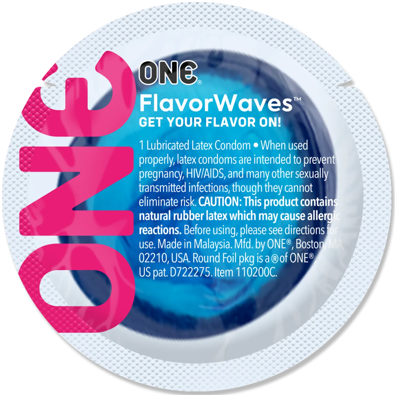 One Condoms Tattoo Touch Back Foil (red)